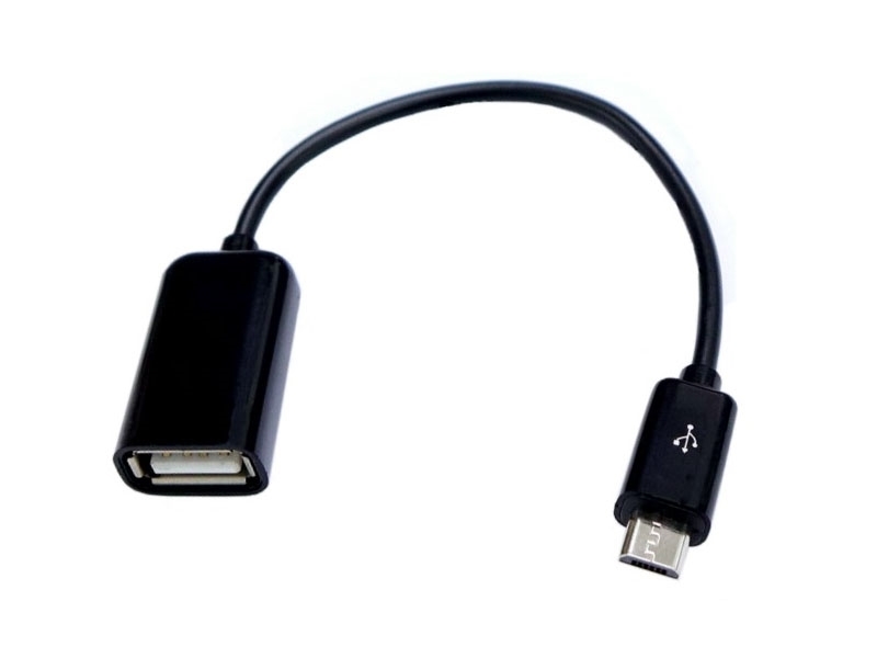 MICRO公-USB母 智慧型手機傳輸線(OTG)